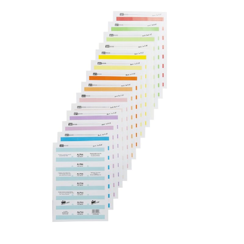 SFS-55Mm Alpha Adhesive Tab-Mix (14