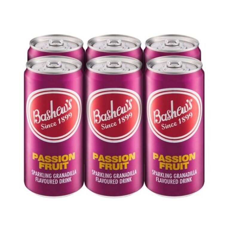 Bashews Can (6 X 300Ml) Passionfruit