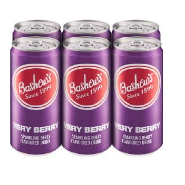 Bashews Can (6 X 300Ml) Very Berry