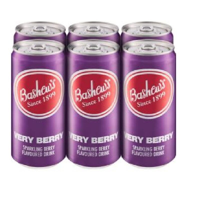 Bashews Can (6 X 300Ml) Very Berry