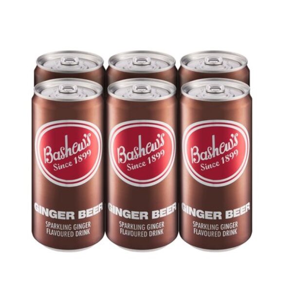 Bashews Can (6 X 300Ml) Ginger Beer