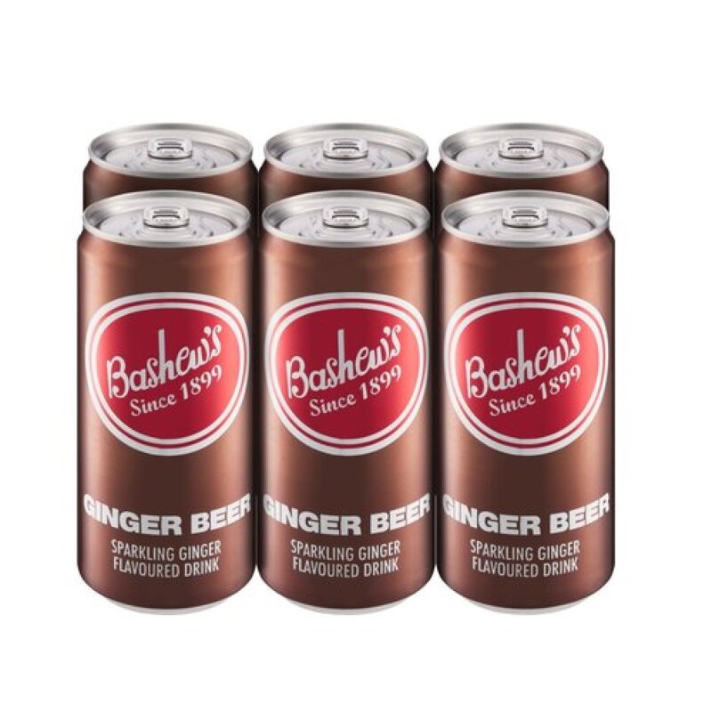 Bashews Can (6 X 300Ml) Ginger Beer