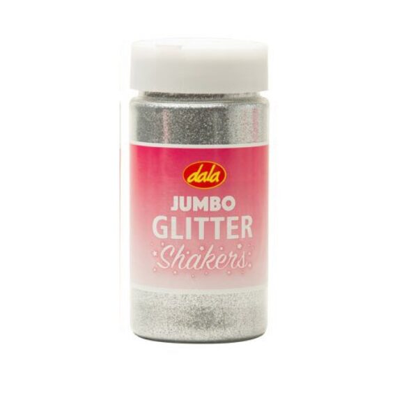 Dala Jumbo Glitter Shakers 260g Silver