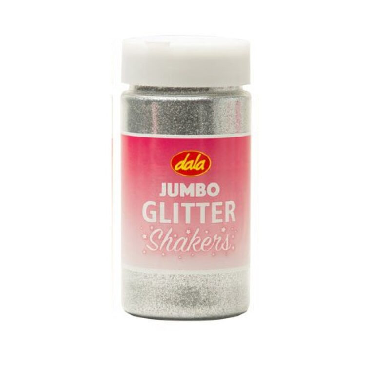Dala Jumbo Glitter Shakers 260g Silver