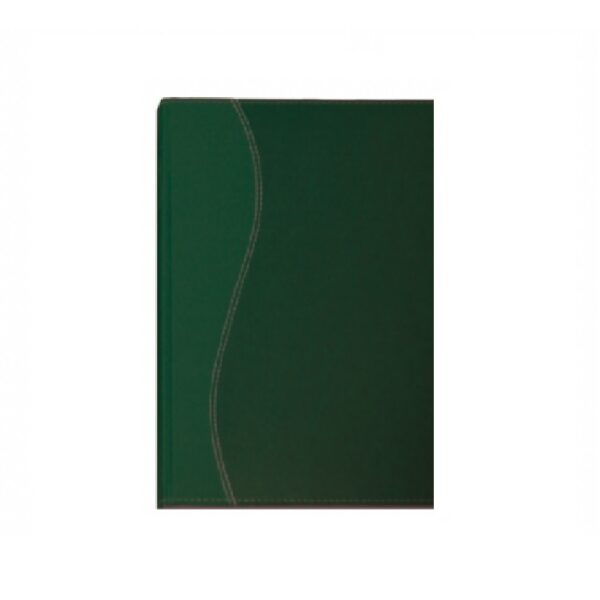 A5 Page A Day Delux S-Stitched Green/Green
