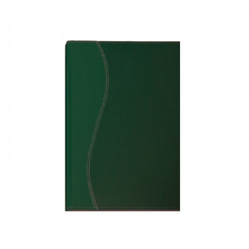 A5 Page A Day Delux S-Stitched Green/Green