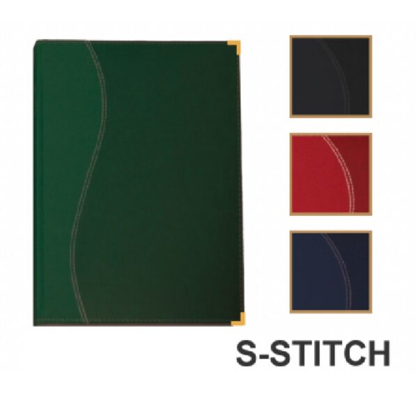 A5 Diary Page A Day Executive SS 2026 Burgandy