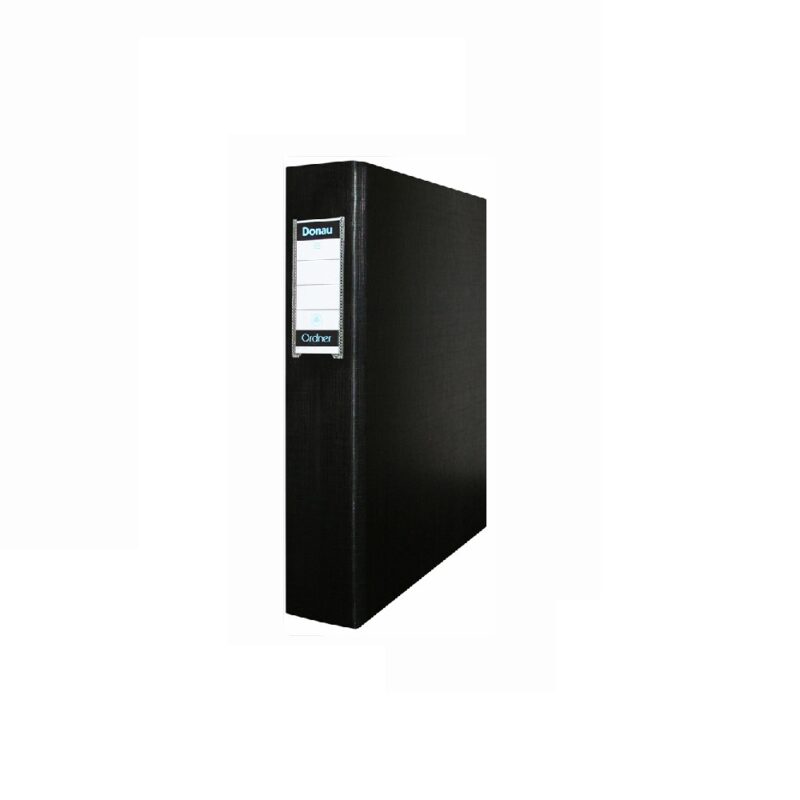 Donau A4 4-Ring Binder 50mm Polyprop Black