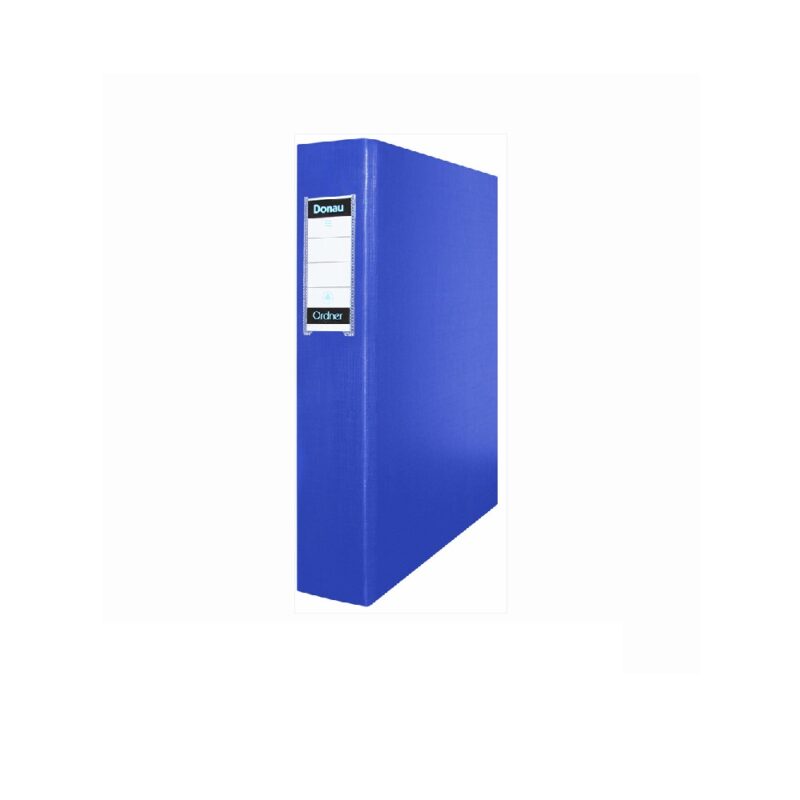 Donau A4 4-Ring Binder 50mm Polyprop Blue