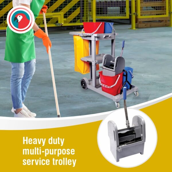 Janitorial Multipurpose Service Trolley JA0703 - Image 2