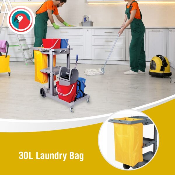 Janitorial Multipurpose Service Trolley JA0703 - Image 3