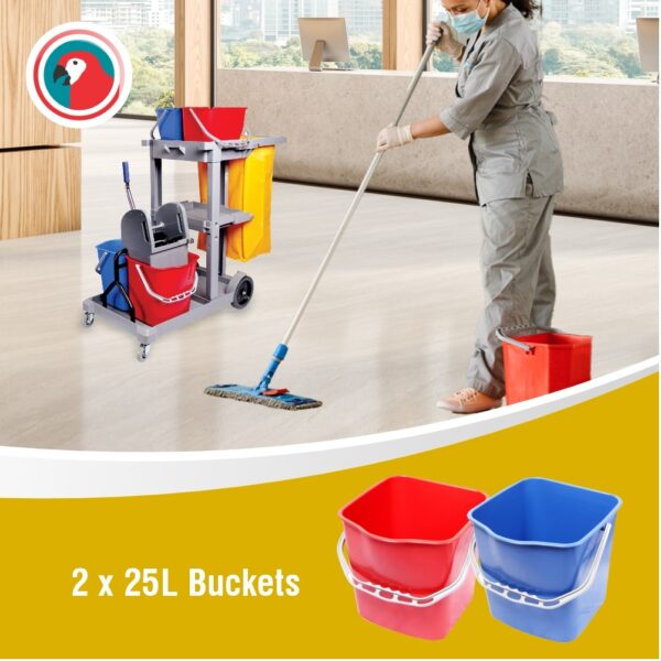 Janitorial Multipurpose Service Trolley JA0703 - Image 4