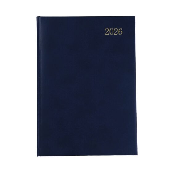 A5 Diary Page A Day NS 2026 Navy Blue