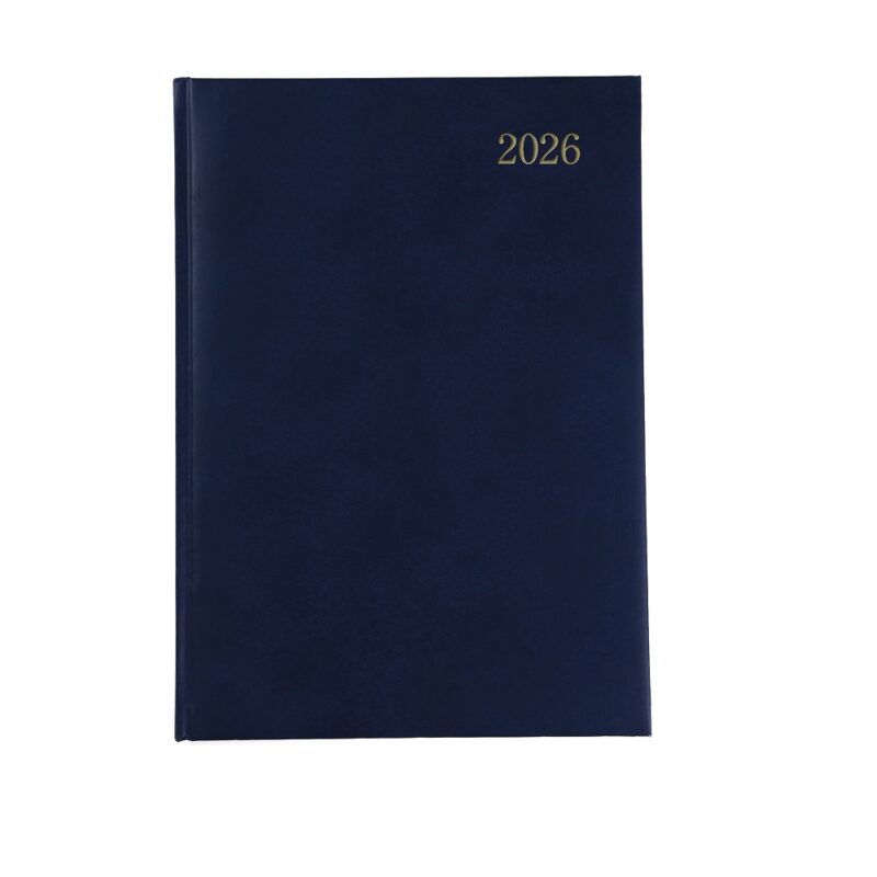 A5 Diary Page A Day NS 2026 Navy Blue