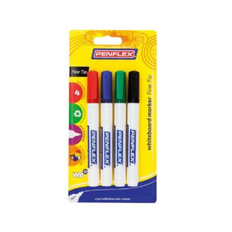 Penflex White Board Fine Wb13 (4'S)  