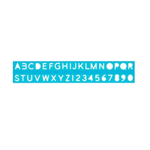 Penflex 10Mm Stencil Ruler Alpha