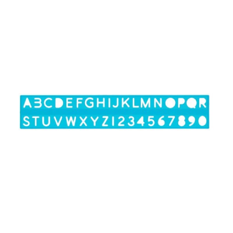 Penflex 10Mm Stencil Ruler Alpha