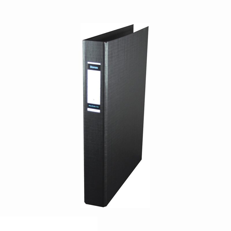 Donau A4 2r 30mm Polyprop Binder Black
