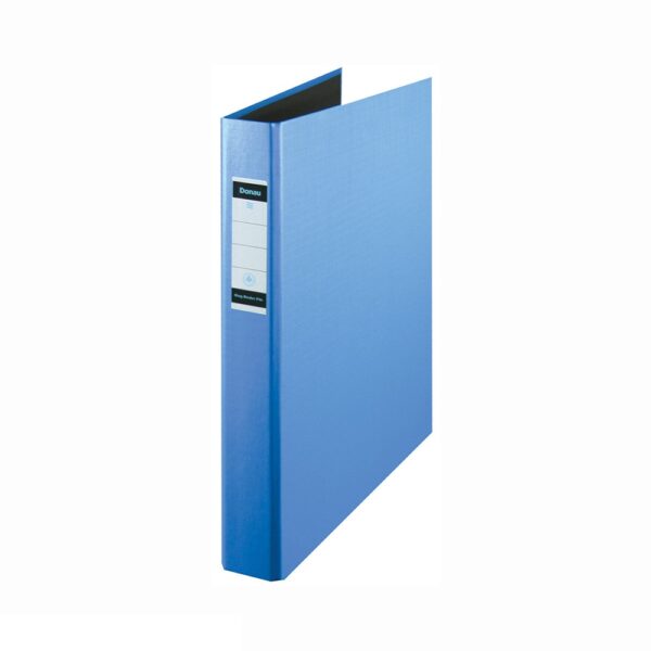 Donau A4 2r 30mm Polyprop Binder Blue
