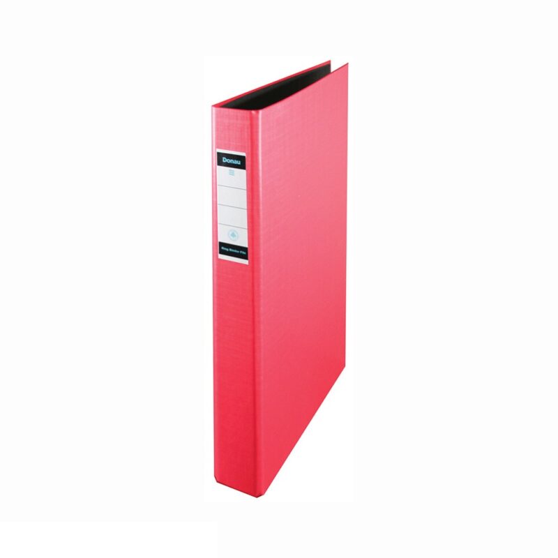 Donau A4 2r 30mm Polyprop Binder Red