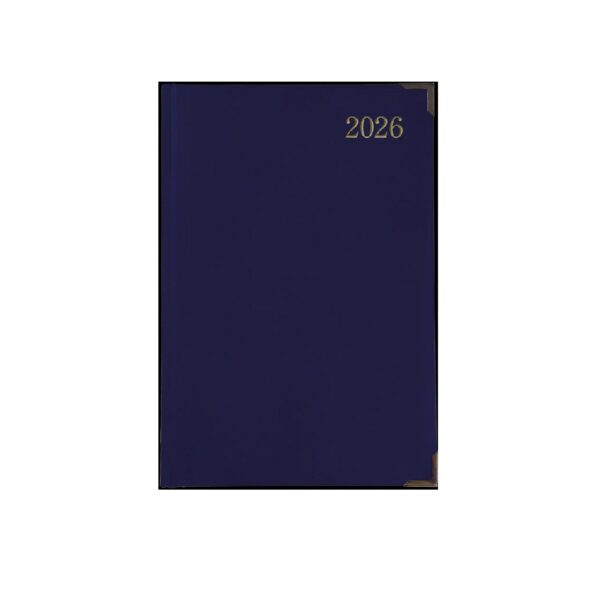 A5 Diary Page A Day Executive 2026 Navy