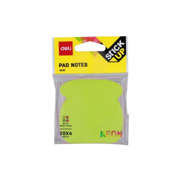 Stikup Notes 76X76 Shapes (80 ) 03102 PER EACH PAD - Image 2