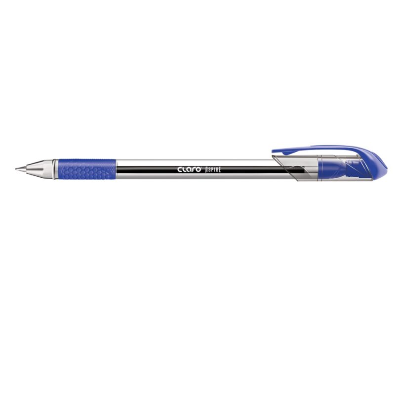 Claro Aspire Clear Ballpen 1Mm Blue 