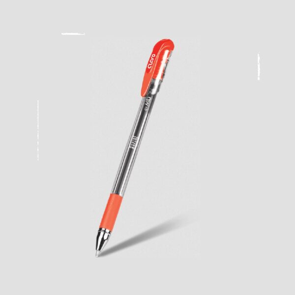 Claro Aspire Clear Ballpen 1Mm Red  