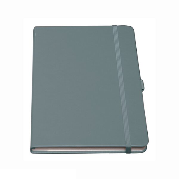 A5 Journal Grey192P+Elastic 4000-13