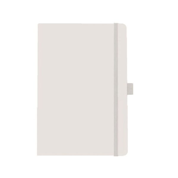 A5 Journal White+Elastic 4000-09   
