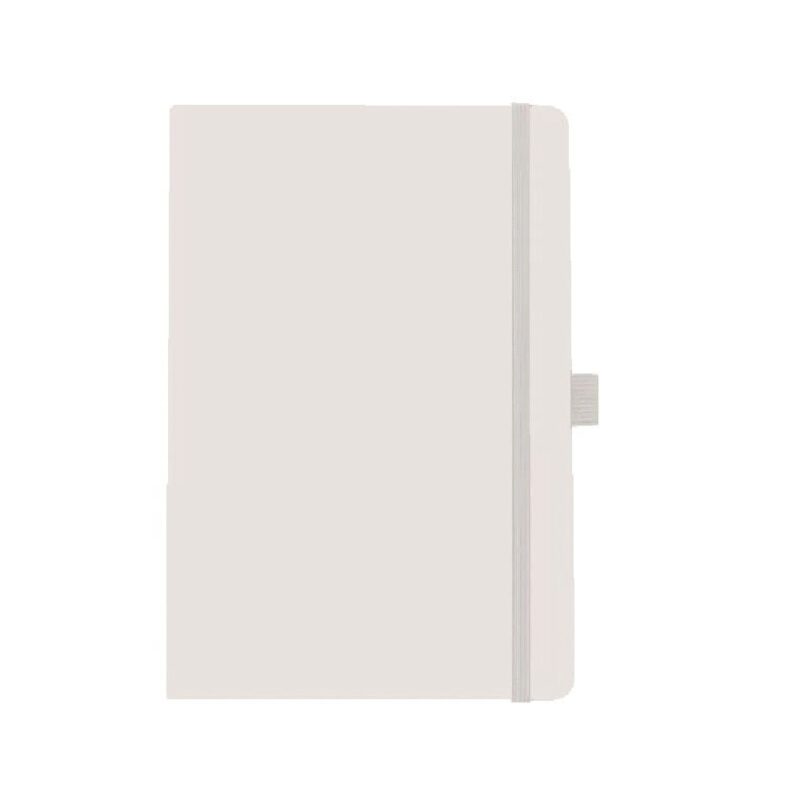 A5 Journal White+Elastic 4000-09   