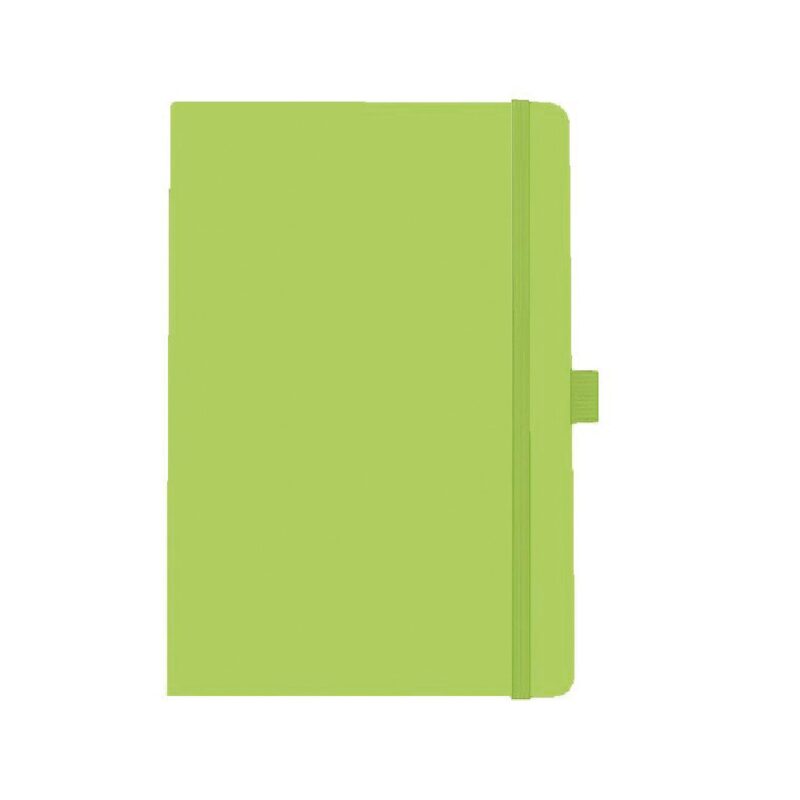 A5 Journal Past Lime+Elastic 4000-06