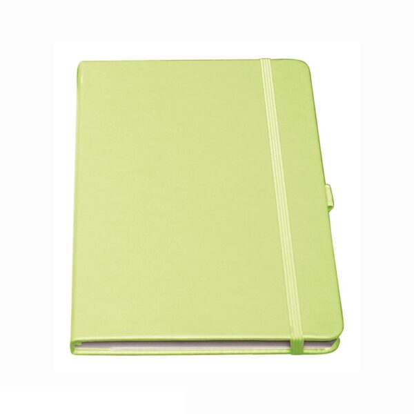A5 Journal Past Lime+Elastic 4000-06