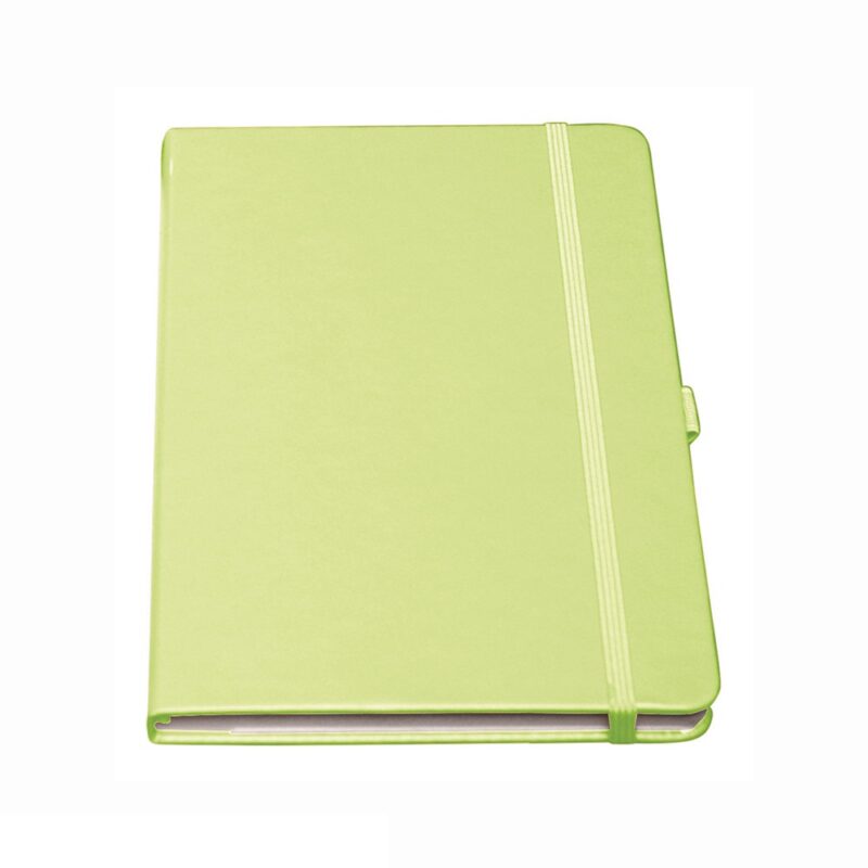 A5 Journal Past Lime+Elastic 4000-06