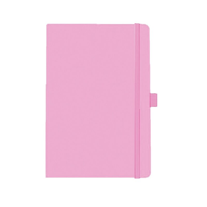 A5 Journal Past Pink+Elastic 4000-30