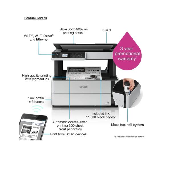Epson Ecotank M2170 / WIFI - Image 2