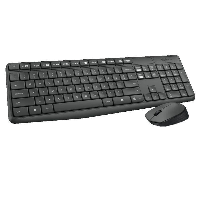 Logitech Mk235 Wireless Combo Grey