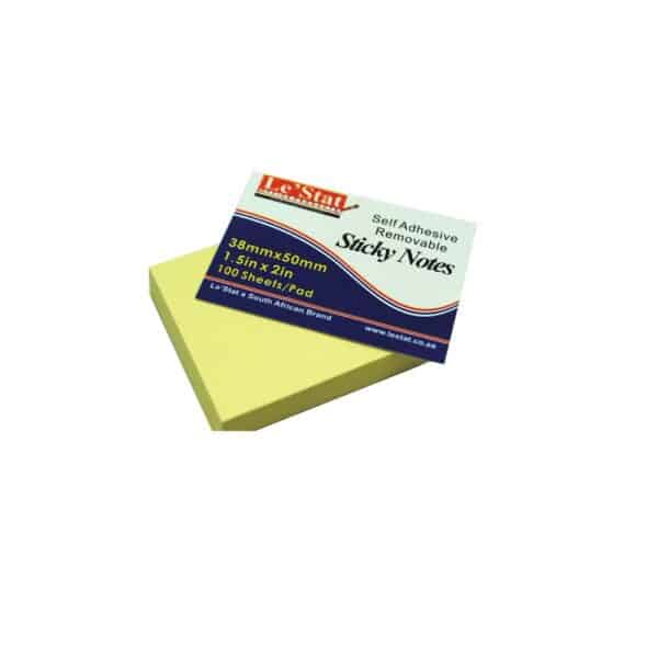 Lestat StickyNote 38x50 Pastel (3pk)