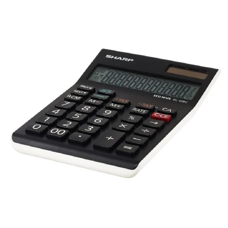 Sharp EL-128C 12D Check & Correct Calculator