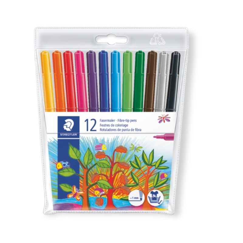 Staedtler Fibretip Pens (12)