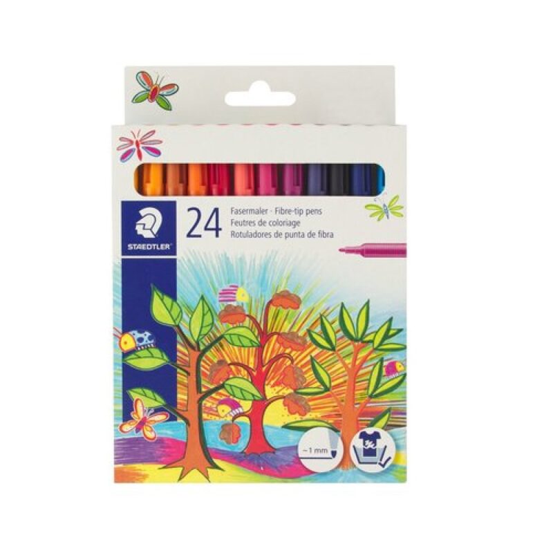 Staedtler Fibretip Pens (24)