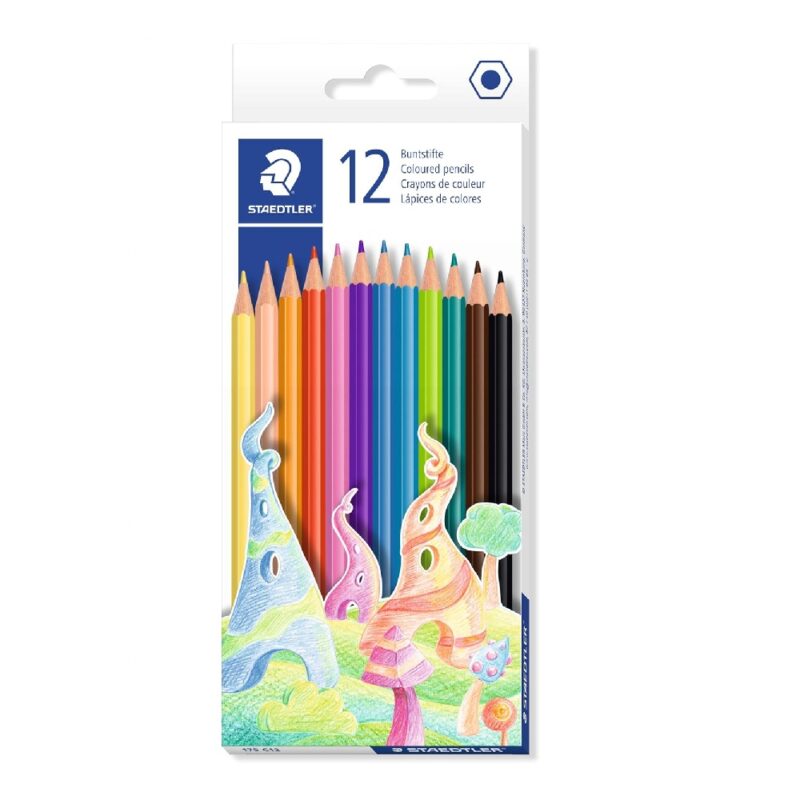Staedler 12 Woodfree Pencil Colors 175M12