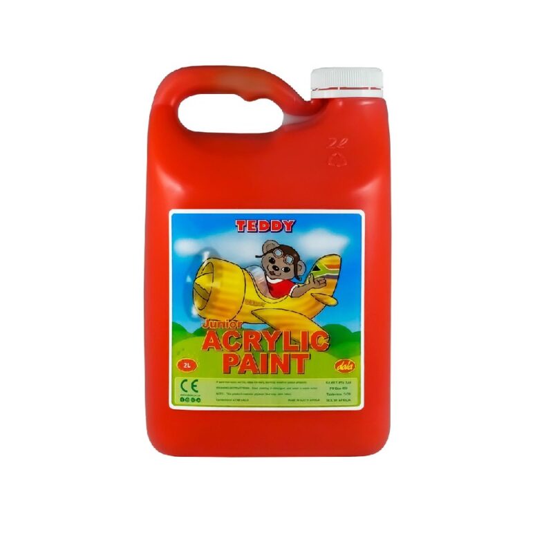 Dala Acrylic Paint 2Litre Deepred