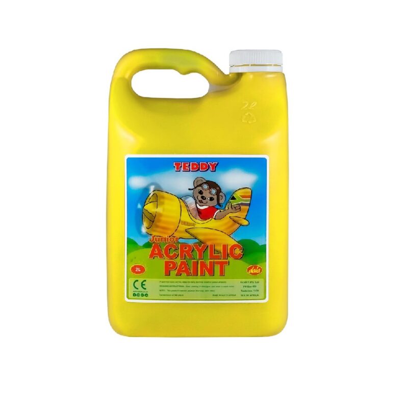 Dala Acrylic Paint 2Litre Yellow 