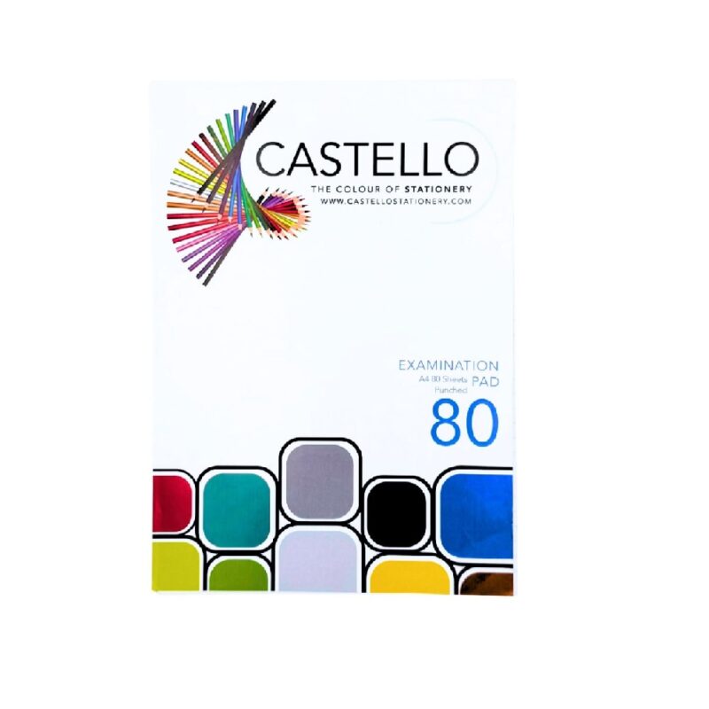 80L A4 Exam Pad Punched *Castello*