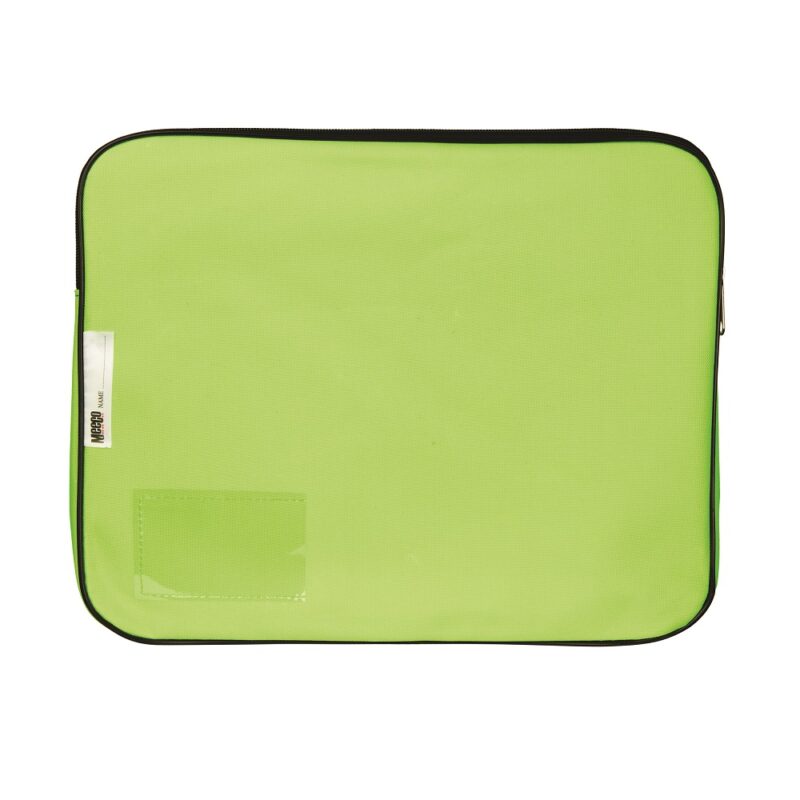 Meeco Gusset Bookbag Canvas Green