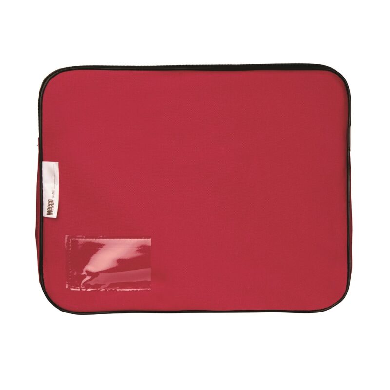 Meeco Gusset Bookbag Canvas Red    