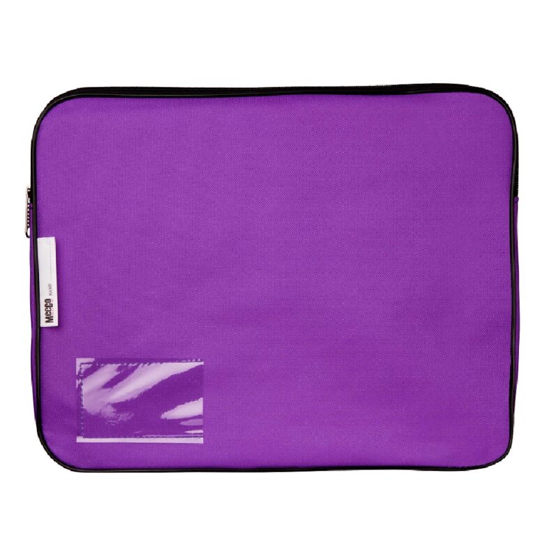Meeco Gusset Bookbag Canvas Violet 