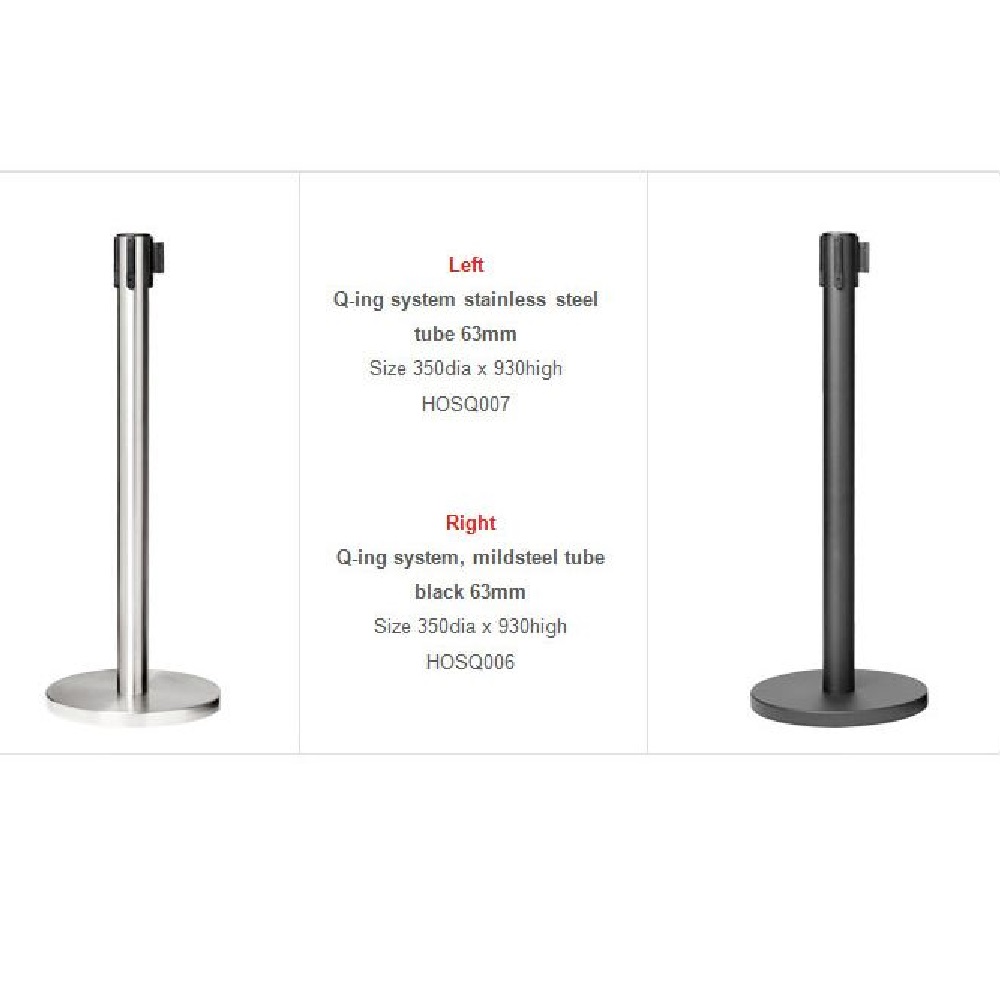 Q-Ing System 2m 350dia x 930high Stainless Steel