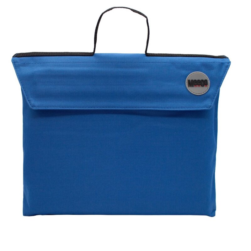 Meeco Gusset Bookbag+Handle Blue   